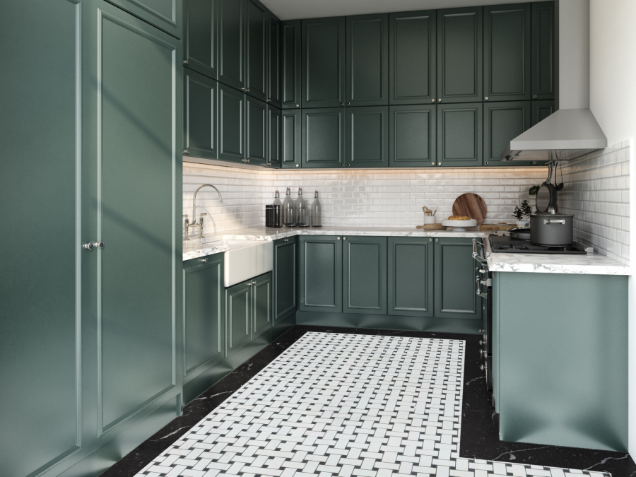 Cabinet Painting by A Brush of Color Inc